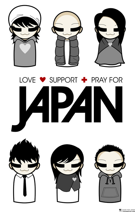 Pray for Japan poster
